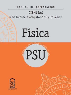 cover image of Manual Preparación Física 1º y 2º Medio